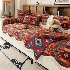 VOGOL Boho Couch Sofa Cover Slipcover, Furniture Protector for Kids Dogs Pets