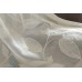 VOGOL Semi-shade Cotton and Linen Elegant Embroidery Solid White Sheer Window Curtains/Drapes/Panels/Treatments ,Set of 2